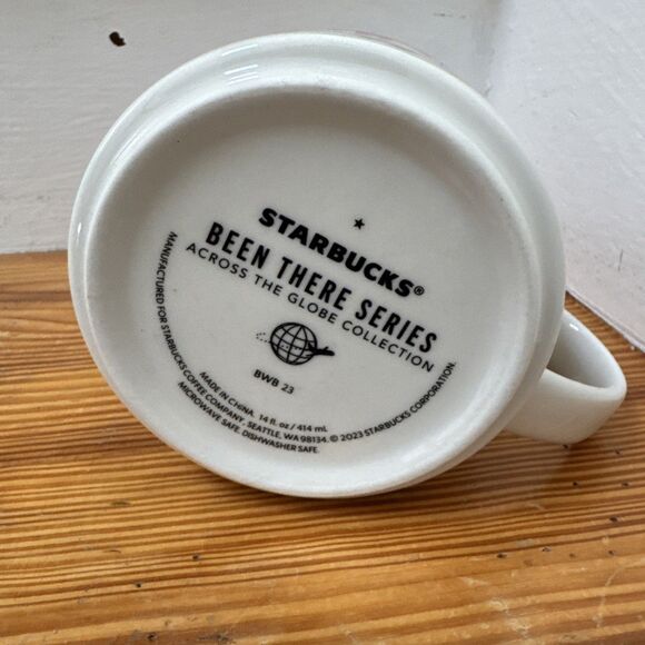 Starbucks Mug New York State Red Been There Series Collection 14 oz Coffee Tea - Picture 5 of 5